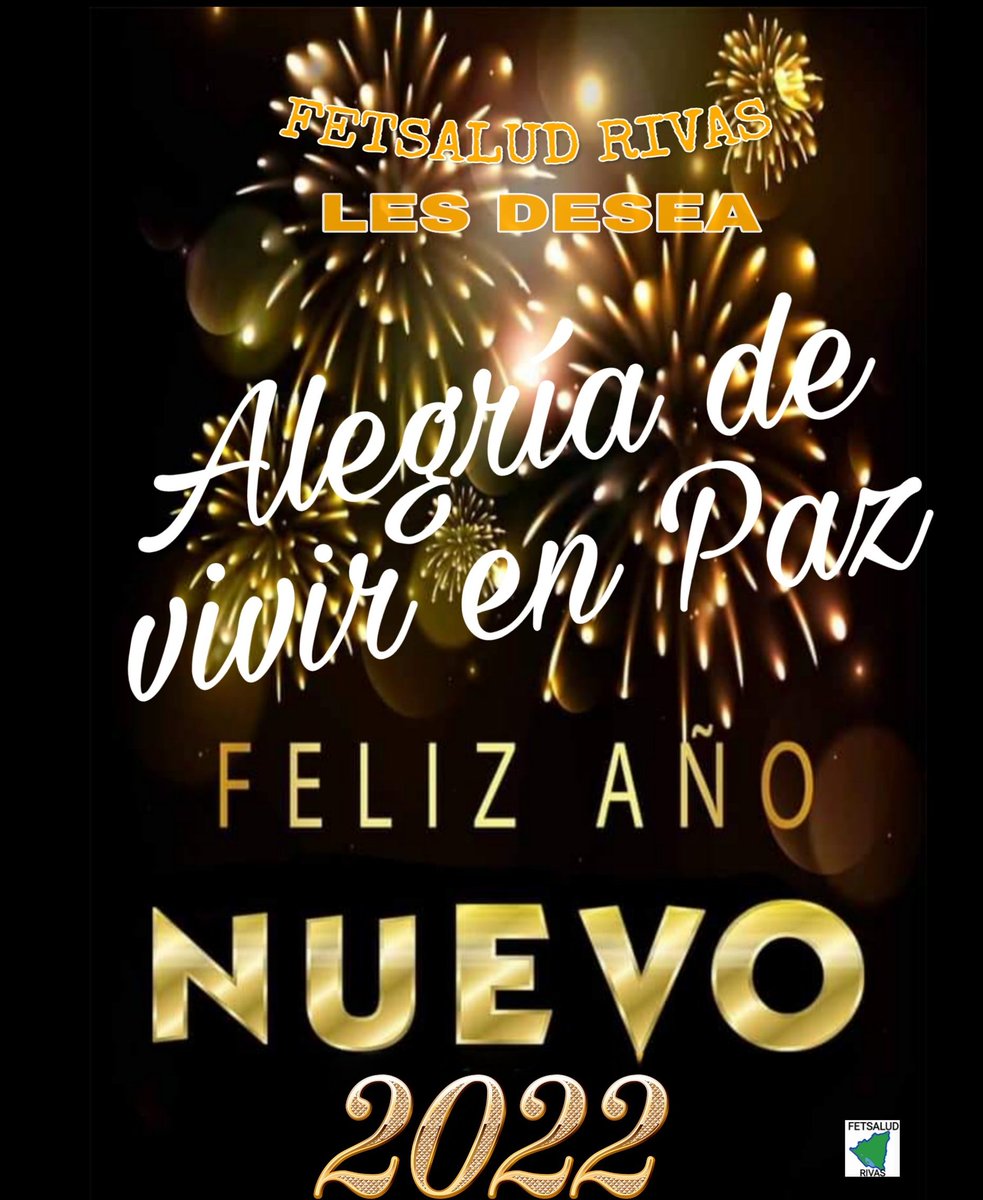 ¡ÚLTIMO DÍA DEL AÑO!
Hoy agradecemos por todo lo bueno, dejamos atrás lo negativo y permitimos a nuestros corazones sanar 
Avanzando hacia nuevas y mejores oportunidades de la mano de nuestro Señor.

FETSALUD RIVAS LES DESEA FELIZ AÑO NUEVO!!!
🙏💌🌈🌷🌞🌻🎄
