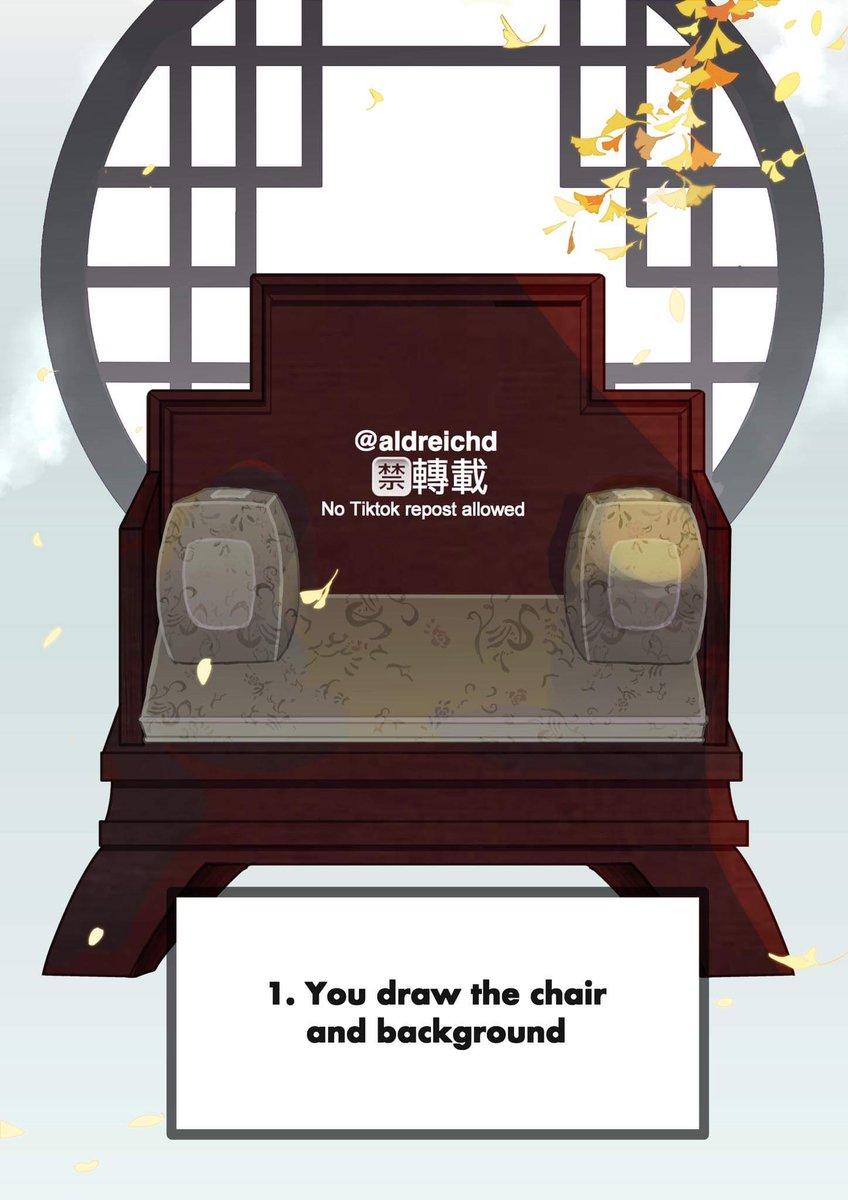 Yeah right ww. Although I legit DID draw the chair first before I drew zhongli.
My bg kinda sucks, so this method works better for me--character matching the bg instead of the other way round. 
