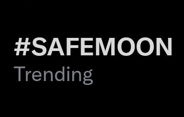 TaraBull's tweet photo. @ChrisHarrisADG #SAFEMOON is trending 👏🏻 https://t.co/908ZQ4kOPe