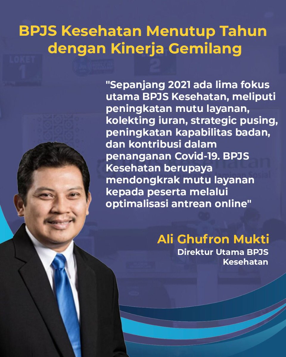abrisam_belva's tweet photo. BPJS Kesehatan Menutup Tahun dengan Kinerja Gemilang dengan lima fokus utama dan berupaya mendongkrak mutu layanan kepada peserta melalui optimalisasi antrian online.

https://t.co/HslqBDqygI

#BPJSKesehatan
#BPJSMelayani
#GotongRoyongSemuaTertolong
#JKNHadirUntukRakyat https://t.co/qJ66FJClRT