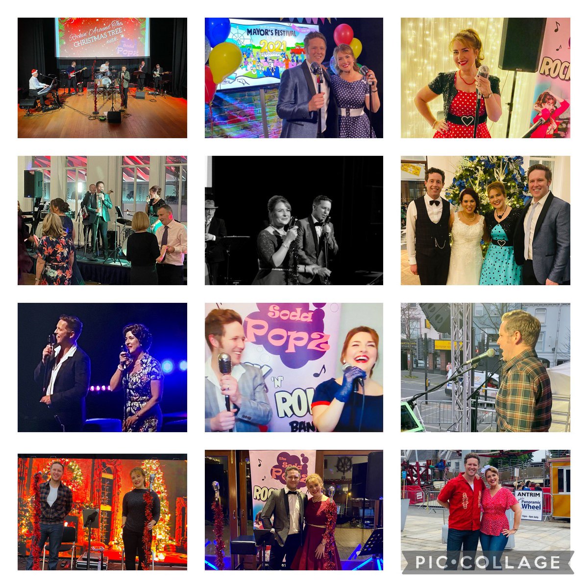 So its NYE and we are again thankful for opportunities to perform at many fab events! Thks so much to the events organisers etc who invited us to be part of their amazing events &amp; to you our amazing supporters. We are forever grateful. Here’s to a happy healthy 2022!💕🎉#NewYear