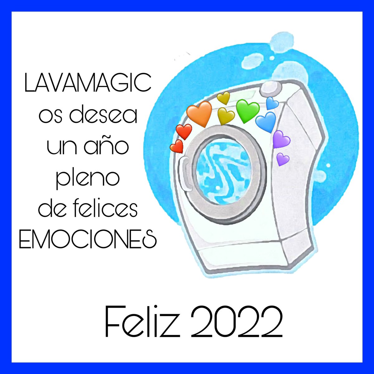 susimolal's tweet photo. LAVAMAGIC, la lavadora de las emociones, os desea un feliz año 2022, lleno de salud, amistad, energía y todas las mejores emociones por vivir.  Seguiremos trabajando la educación emocional en los centros educativos. Súmate a la iniciativa en @susimolal 
 @Balay_es https://t.co/Ap6F2tFmpr