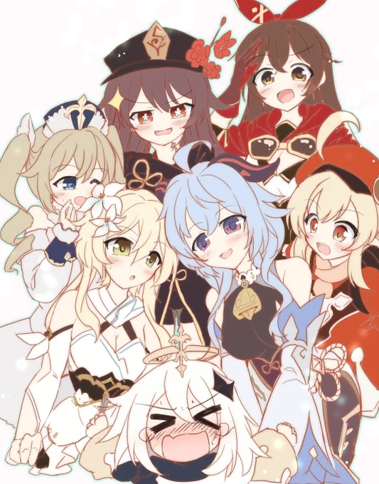 描き納めのつもりが描き始めになりました! 原神と非常食集合!!! 