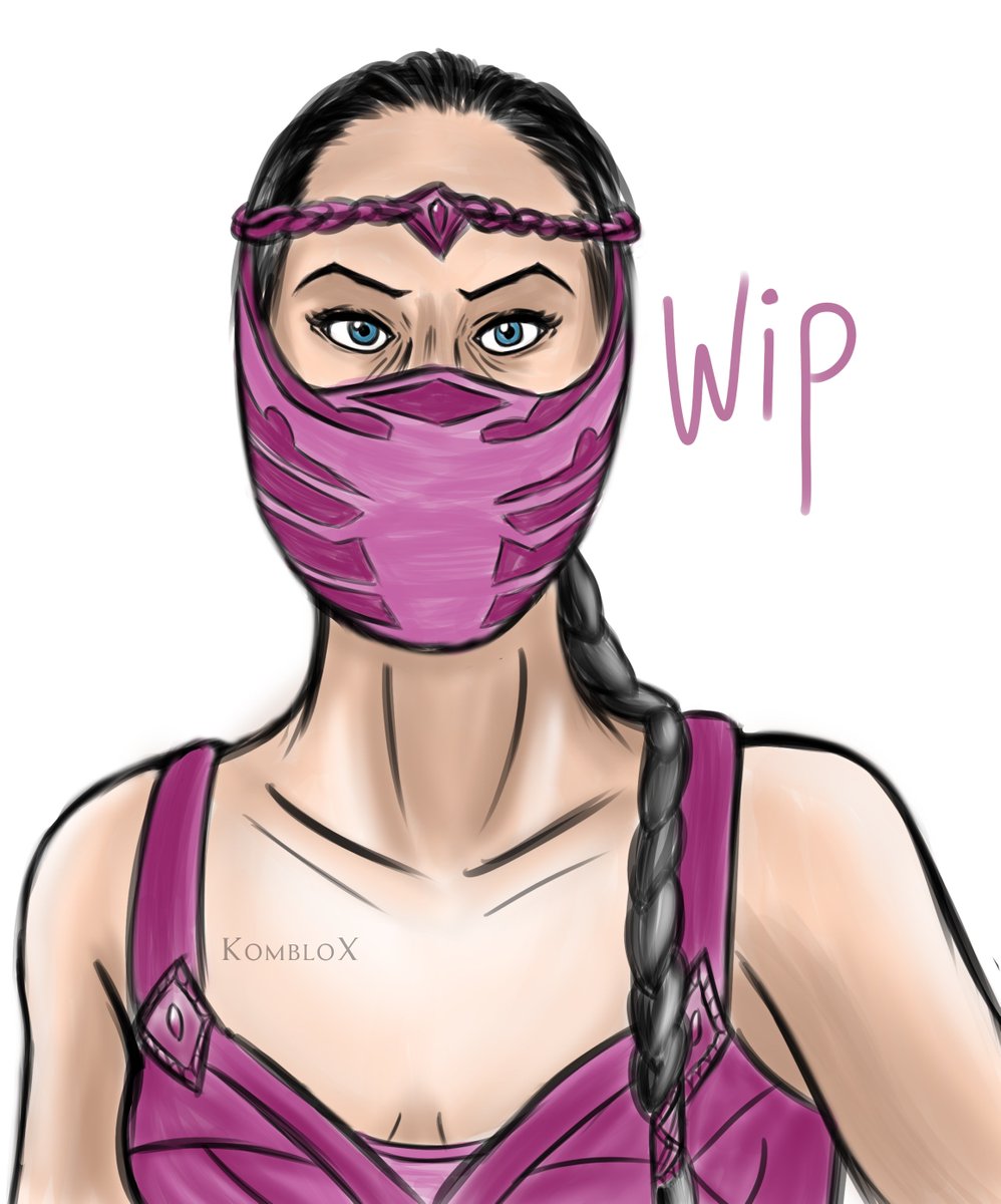 Okey. Last #WIP draw of the year!

#MortalKombat #Annihilation #Mileena #digitaldrawing #wipdrawing