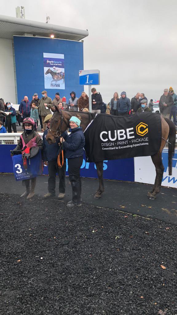 Nice to sponsor The <a href="/Cube_irish/">CUBE</a> Maiden Hurdle <a href="/LimerickRaces/">Limerick Races</a> again this Christmas. Congratulations to <a href="/gelliott_racing/">Gordon Elliott</a> and connections of Bold Getaway ridden by <a href="/GainfordJordan/">Jordan Gainford</a> <a href="/_Davy_Russel_/">Davy Russell</a>