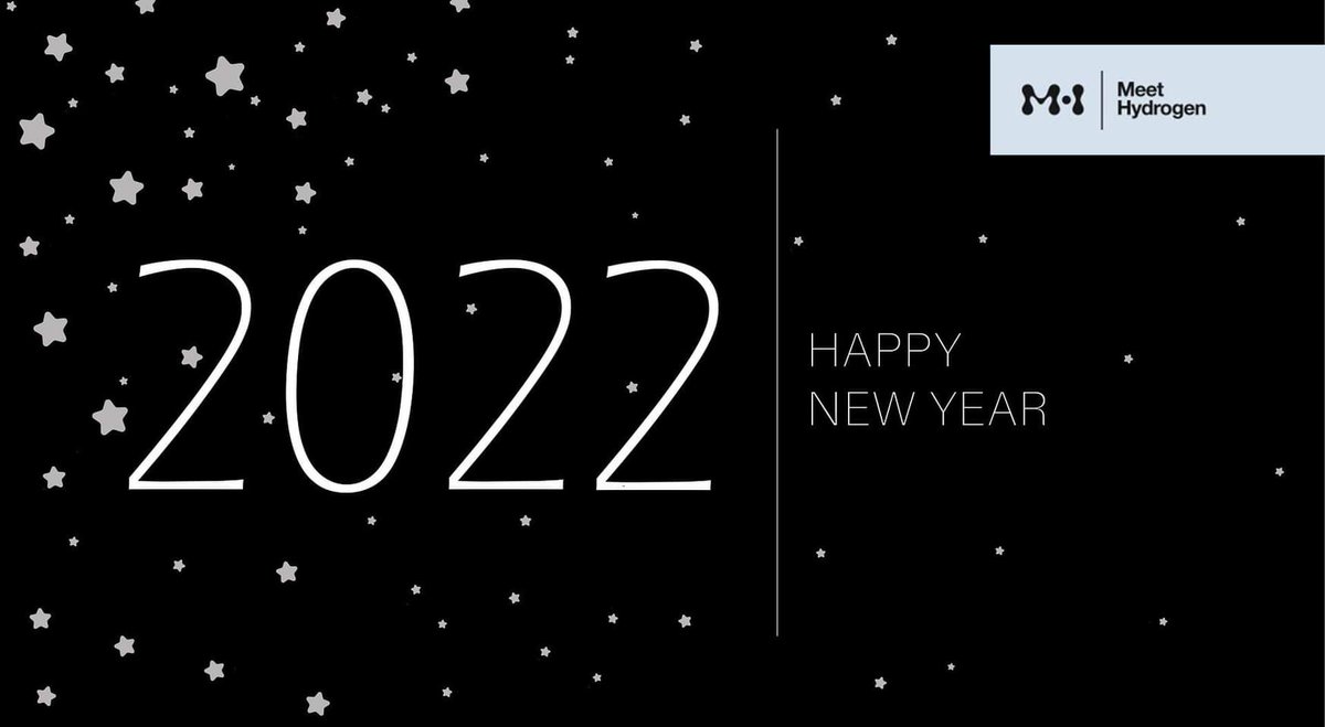 There is A LOT of HYDROGEN in this YEAR!💚
H2 stands for Happy 2022!🎉 We wish You all amazing new year with a green light for green hydrogen💚 Everywhere!👍 #meethydrogen #HappyNewYear2022