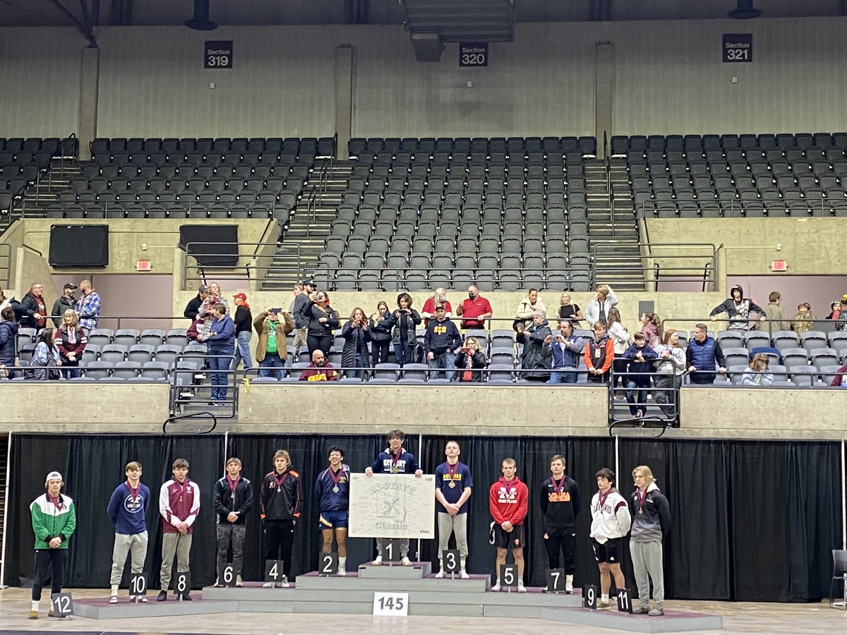 wrestling_pw's tweet photo. Congrats to @JacobPeacy on his Bi-State championship! Kaiden Schumacher 6th &amp; Brandon Grabowski 12th, oustanding tournament-24th/71 teams! https://t.co/L4knGx0XyZ