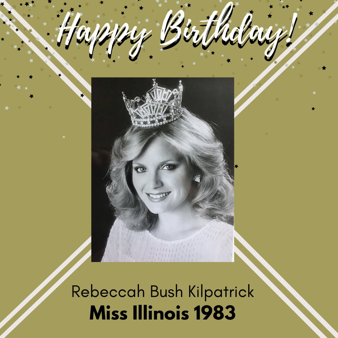Happy Birthday to Miss Illinois 1983, Rebeccah Bush Kilpatrick!
.
#happybirthday #MissAmerica #MissIllinois #Classof1983 #1983