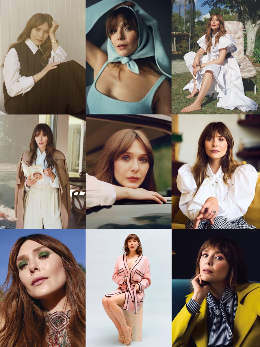 Elizabeth Olsen’s photoshoots in 2021