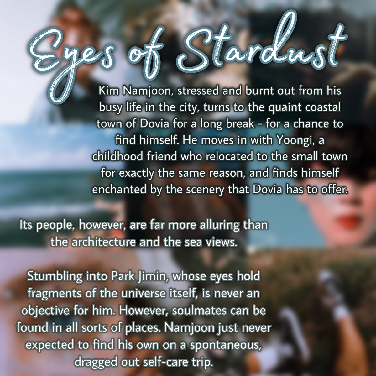 🌊 eyes of stardust || minjoon 🌠

✨ explicit 🔞
✨ chaptered
✨ strangers to lovers
✨ summer romance
✨ nj’s on a self-care trip
✨ pining
✨ eventual smut
✨ light angst
✨ <a href="/bts_wanderlust/">BTS Wanderlust Fest | WORK REVEALS</a>

archiveofourown.org/works/35500519… #minimoni #minjoonau