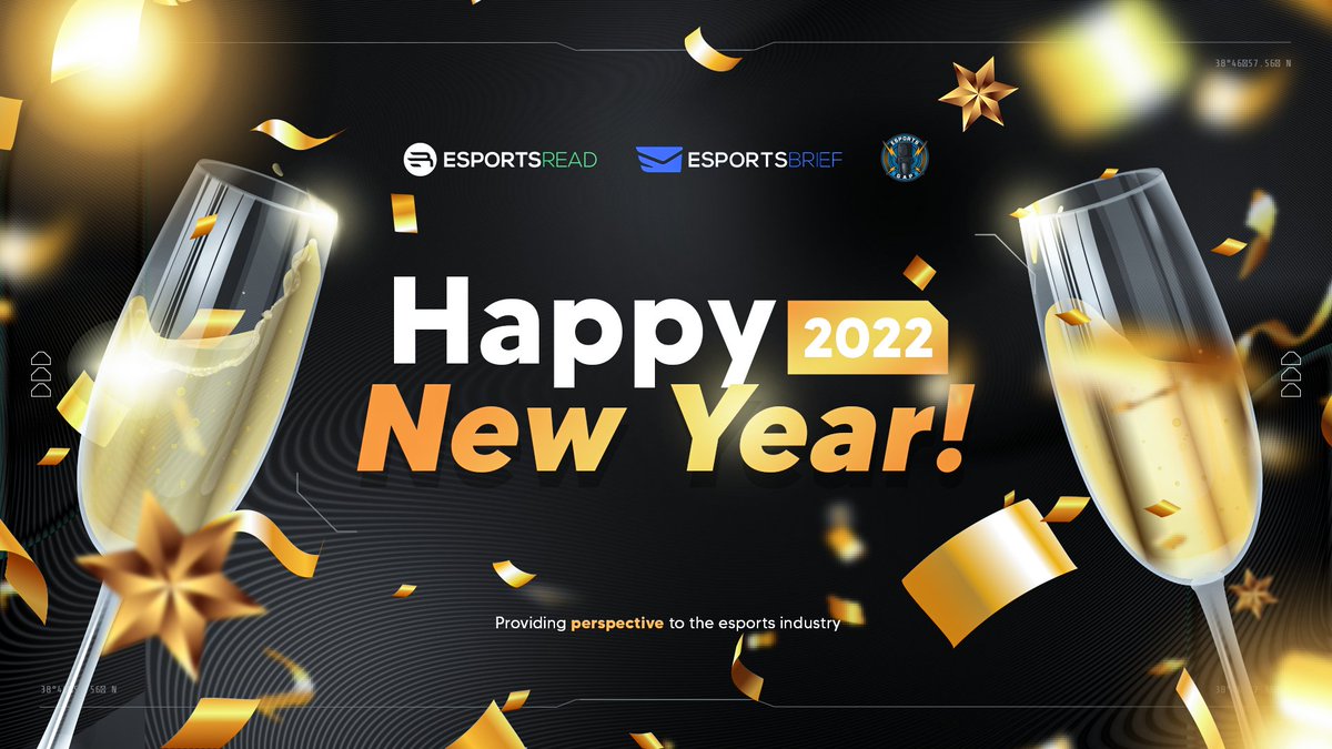 EsportsRead's tweet photo. Lets get the party started!

#HappyNewYear2022 to everyone who has been supporting us since launch, and here's to an incredible 2022! https://t.co/nhkvqeczNu