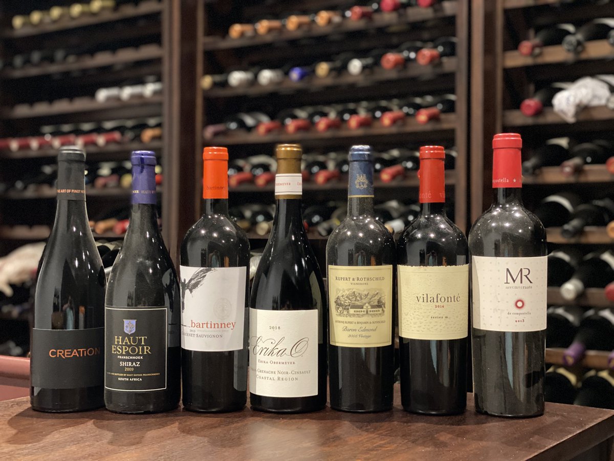 At the request of either <a href="/AngelaLloyd1/">Angela Lloyd</a> or <a href="/MaluLambert/">Malu Lambert</a> - always get them mixed up - the New Year’s Eve wine selection. Headlined by the 2009 <a href="/hautespoir/">Haut Espoir</a> shiraz, and memories of the great <a href="/rambowine/">Rob Armstrong</a>. #DRLW <a href="/MichaelJordaan/">Michael Jordaan</a> <a href="/mikeratcliffe/">FarmerMike™ 👨‍🌾</a> <a href="/ErikaObermeyer/">Erika Obermeyer</a> <a href="/bearwines/">Gareth Robertson</a> <a href="/KFwines/">Ken Forrester</a>