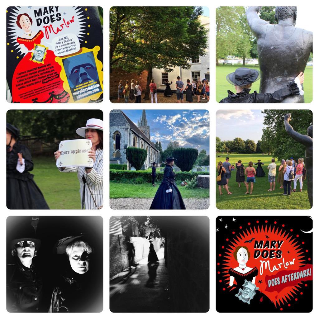 marydoesmarlow's tweet photo. Mary wishes to bestow copious thanks on those who joined her magnificent town tours plus all the organisations who have  proffered their support, @mymarlow, @marlowmuseum and @marlowbookshop amongst others. She can't wait to be back sometime in 2022!  😃🎩 https://t.co/u9uYrtPiHs