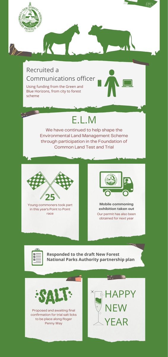 Happy New Year to all of our members and partners in the New Forest!!
Here is a list of some of our achievements and things we are proud of from the last 12 months.
#realnewforest
#newforestcommoners
#newforestyoungcommoners
#newforestcode
#newforestpony
#newforestlivestock