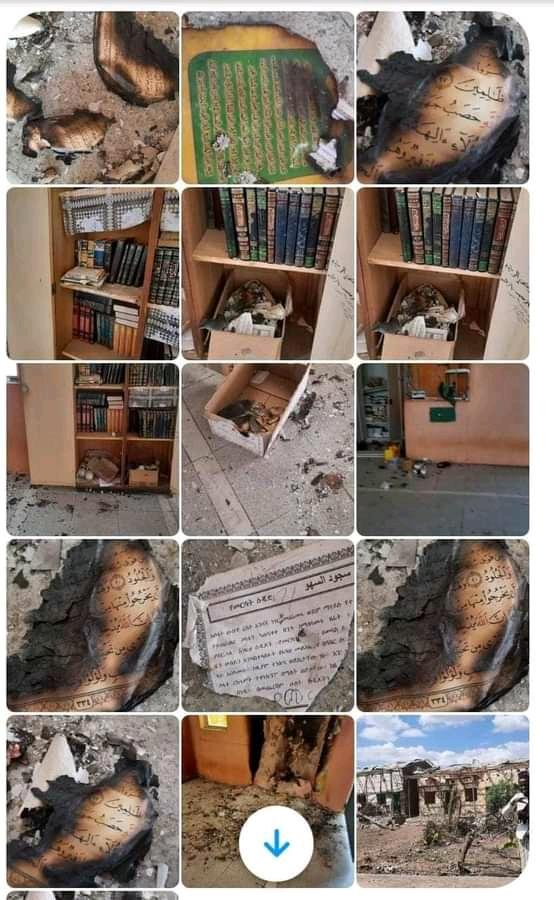 The walking evil TPLF rebels are against spiritual heritage&amp; historical artefacts of whatever sort. They have destroyed Mosques&amp; churches in Afar&amp;Amhara. Burnt and desecrated Holy Quran. What else do we need to assert that #TPLFisawarcriminal|? 
<a href="/UNESCO/">UNESCO 🏛️ #Education #Sciences #Culture 🇺🇳</a> 
<a href="/UN/">United Nations</a>
<a href="/antonioguterres/">António Guterres</a>
