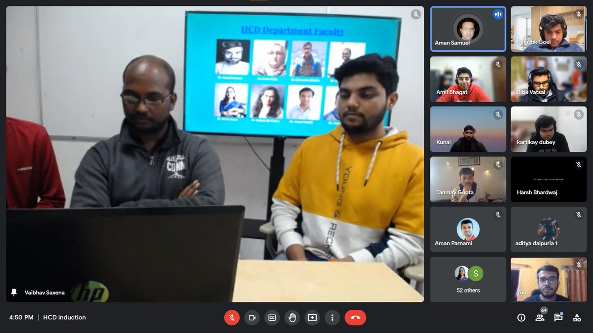 hcdiiitd's tweet photo. Department of Human Centered Design,IIIT Delhi gave a warm welcome to the https://t.co/wKMQscjEBR Computer Science and Design #Classof2025 in its Induction Program 2021 on 30th December 2021.
#IIITD #IIITDInduction #Induction2021 https://t.co/0fjXs0S5h9