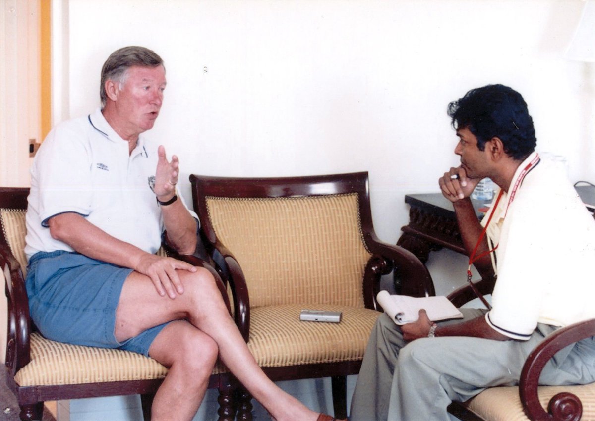 KlangRed's tweet image. Happy 80th birthday Sir Alex. Arguably the greatest football manager of all time. Tough as nails but also a master motivator and man manager.
So privileged to have spent time with him for an interview with The Star 20 years ago in 2021.
#siralexferguson #thegreatest #ggmu #mufc