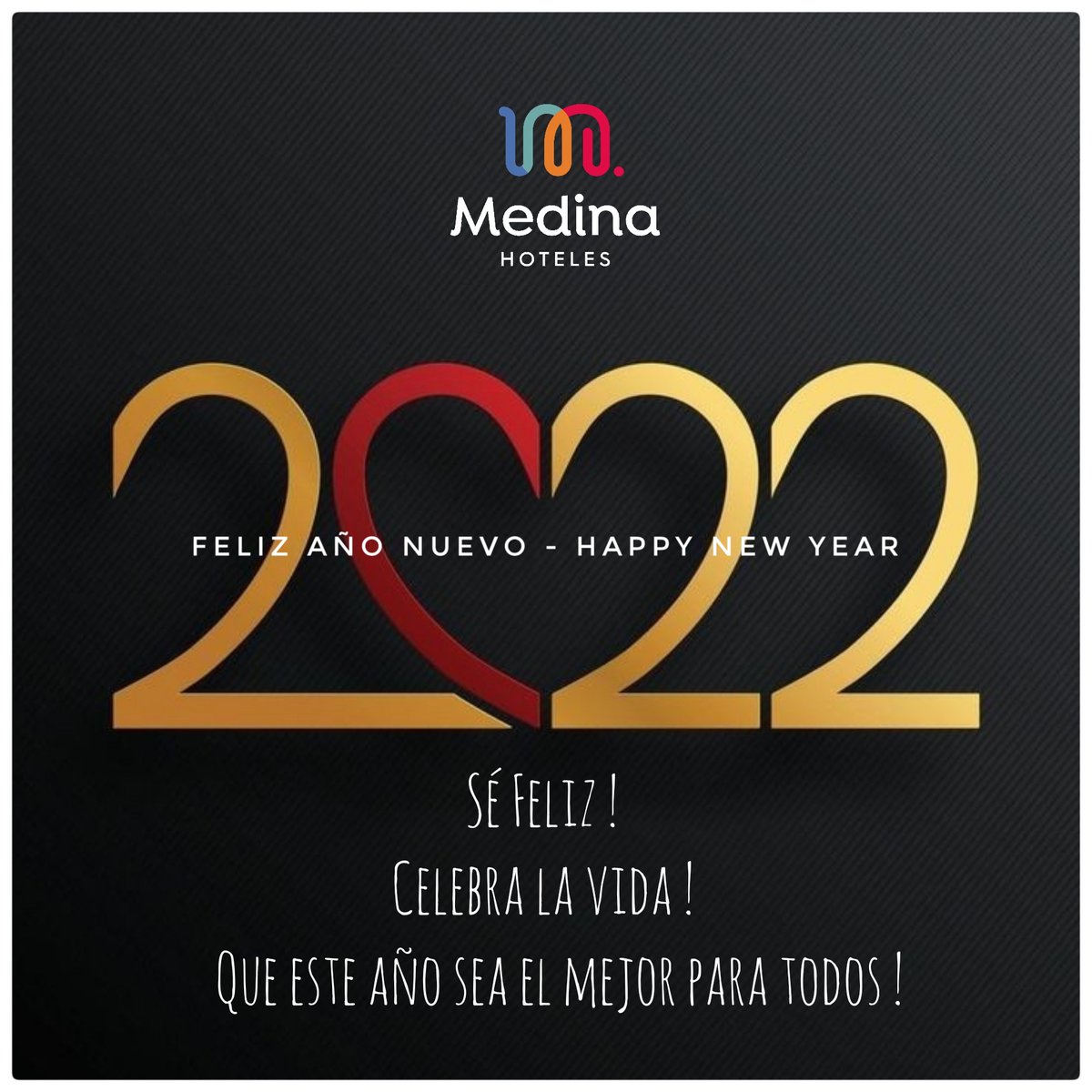#medinahoteles #felizañonuevo2022 #happynewyear2022