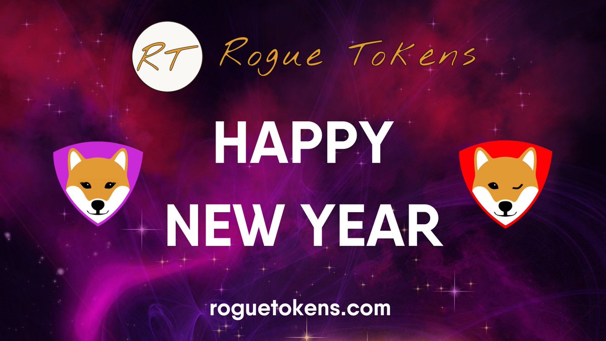RogueTokens's tweet image. Happy New Year to our fantastic supporters and community members. Let's make 2022 the year of the Rogue Tokens. Thank you and all the best 🤝

#RogueTokens #Proge #Roge
#Crypto #DeFi #Altcoins
#Ethereum #BTC