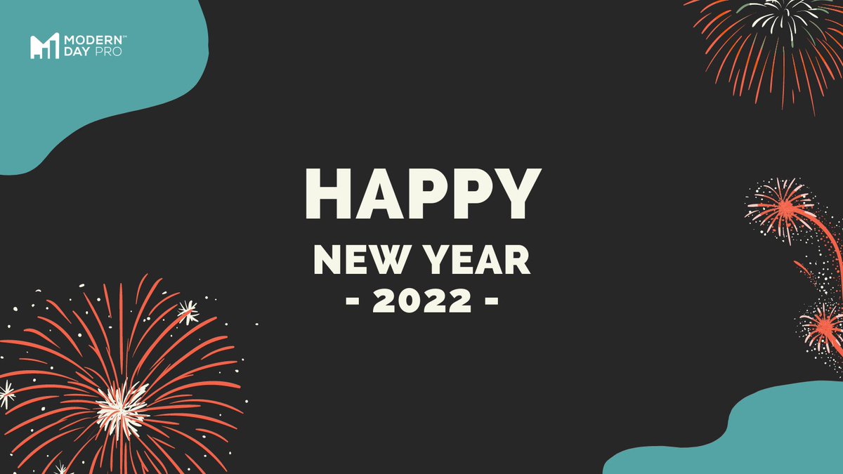 MODERNDAYPRO's tweet photo. Happy New Year’s Eve from Modern Day Pro to you and yours! We look forward to bringing in the new year with all of you and being your one-stop-shop for all things marketing-related in the year to come! https://t.co/XjAXyZGH4h