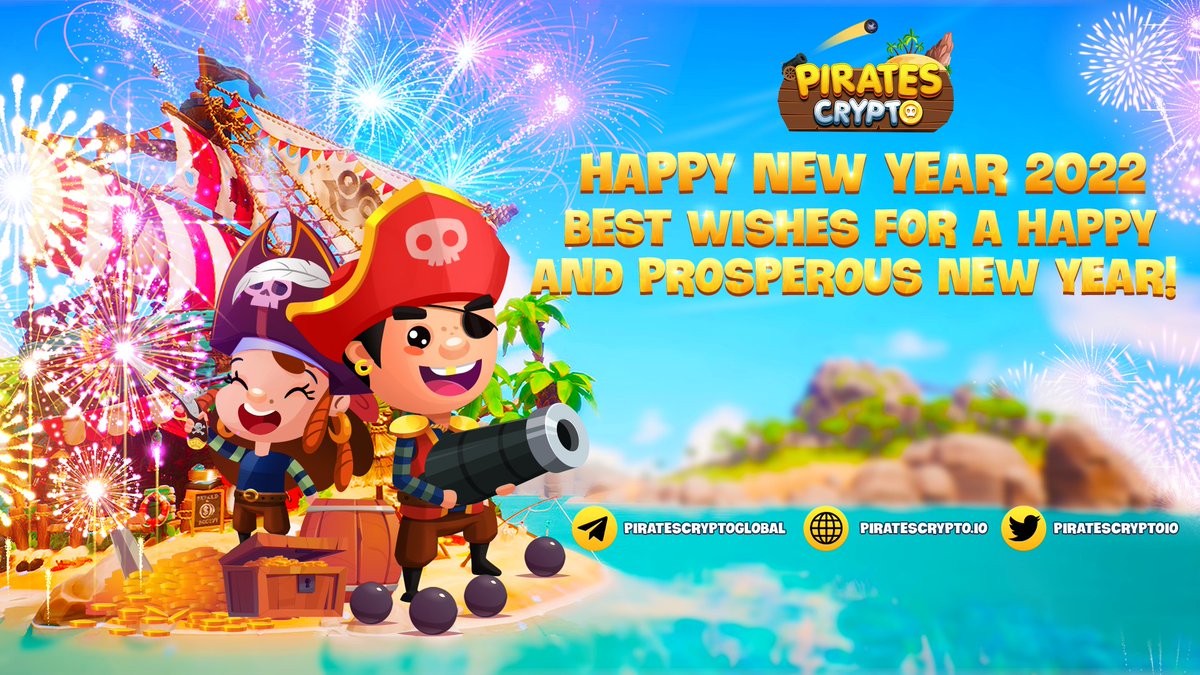 PiratesLando321's tweet photo. 🎉 Happy New Year 2022
"Wishing you a year full of blessing with new adventures."
#PiratesCrypto #PKC #Metaverse https://t.co/HkusdPoDO2