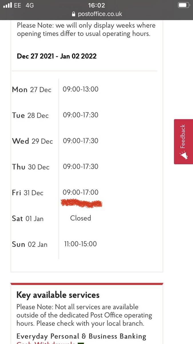 ReFashionEx's tweet photo. @PostOffice if you close at three why does it say Five online? I just traveled into the city for nothing! Total waste of time!! https://t.co/qftwzkcTRa