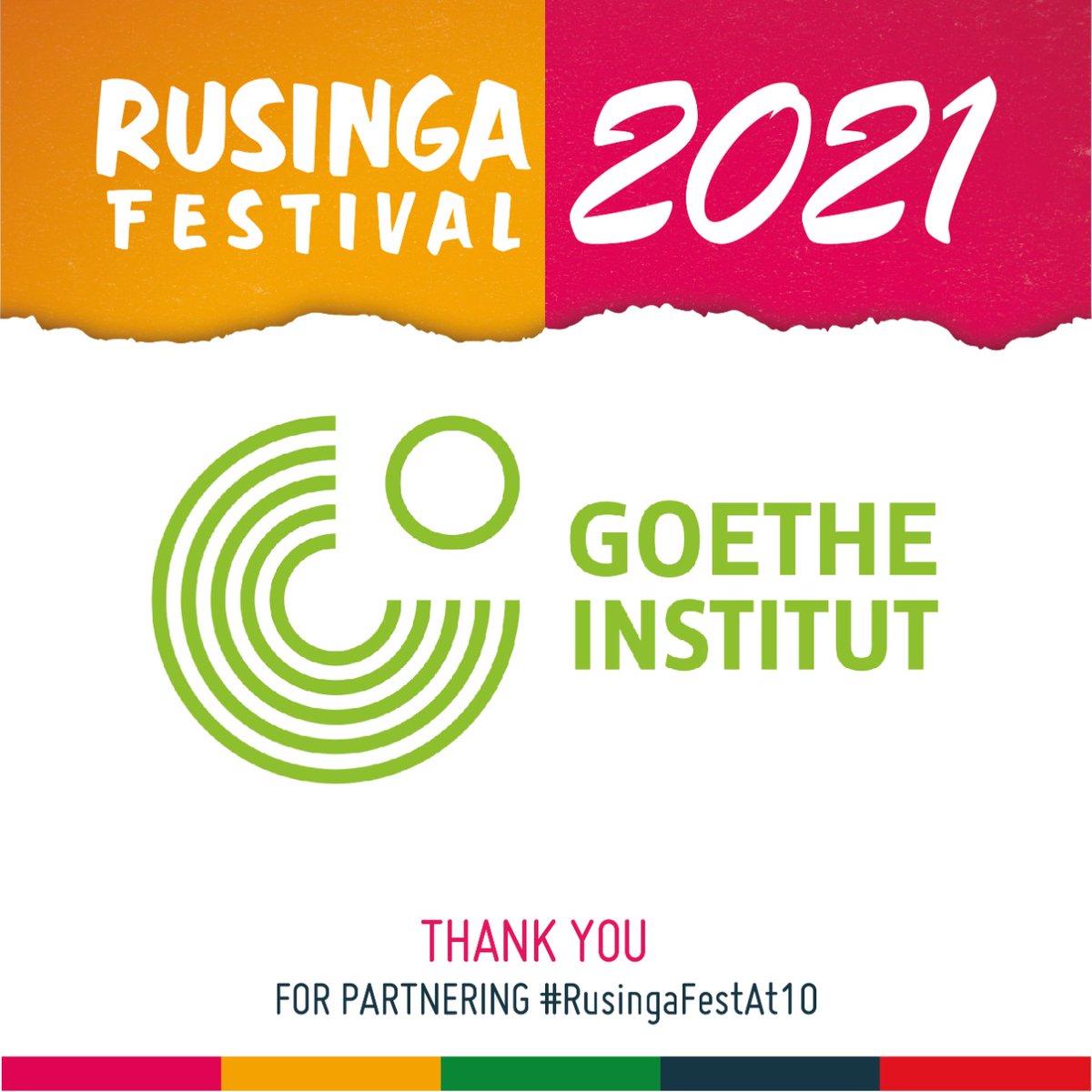 RusingaFestival's tweet photo. Asante sana Goethe-Institut Nairobi, @AllforBooksKe, @WritersGuildKE and @MoranPublishers for partnering with us in the literary components of #RusingaFest2021! ❤
#RusingaFestival
#RusingaFestAt10
#BooksChangeLives https://t.co/a2bm9iqPG8