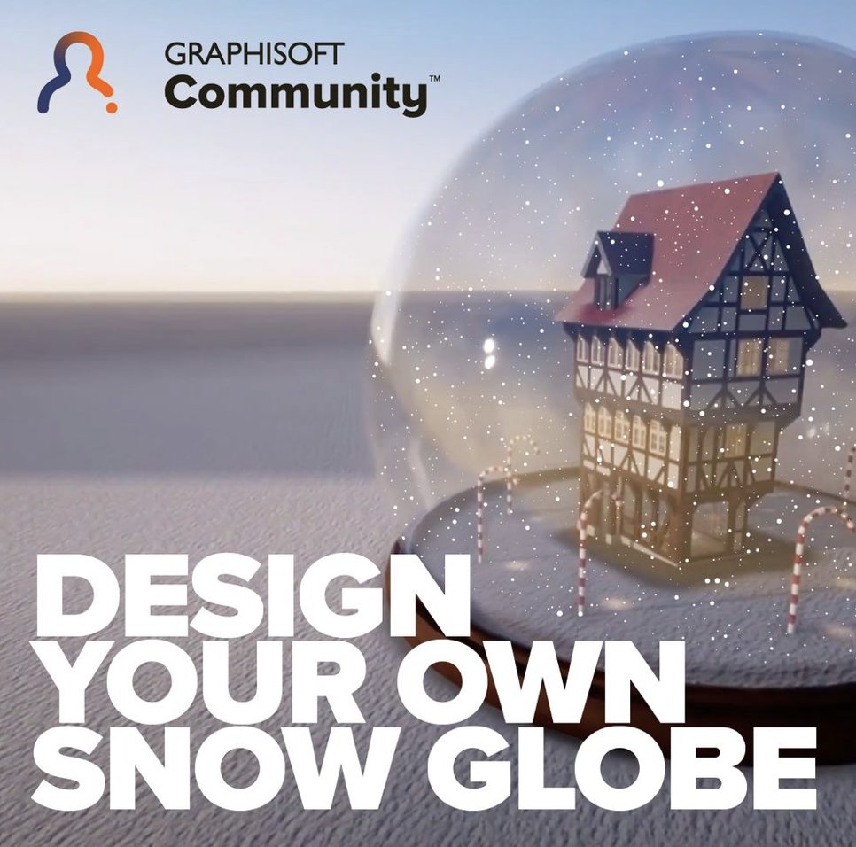 Enter the #Graphisoft Community Snow Globe Challenge to win fun prizes! The deadline is January 16, 2022, so register today! community.graphisoft.com/t5/Snow-Globe-…