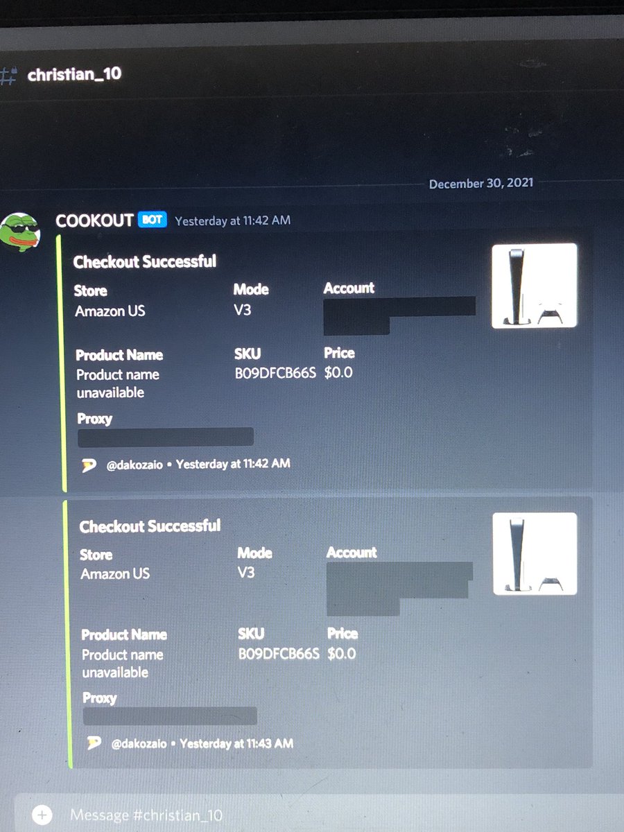 ChristianV1010's tweet photo. Thanks @dakoza for best retail bot and thanks @AlchemyAccount_ for your godly edus. Buy from the best right here. And also huge shoutout to @LiveProxies. Best proxies! Always a cookout https://t.co/OxvvCEcXuP