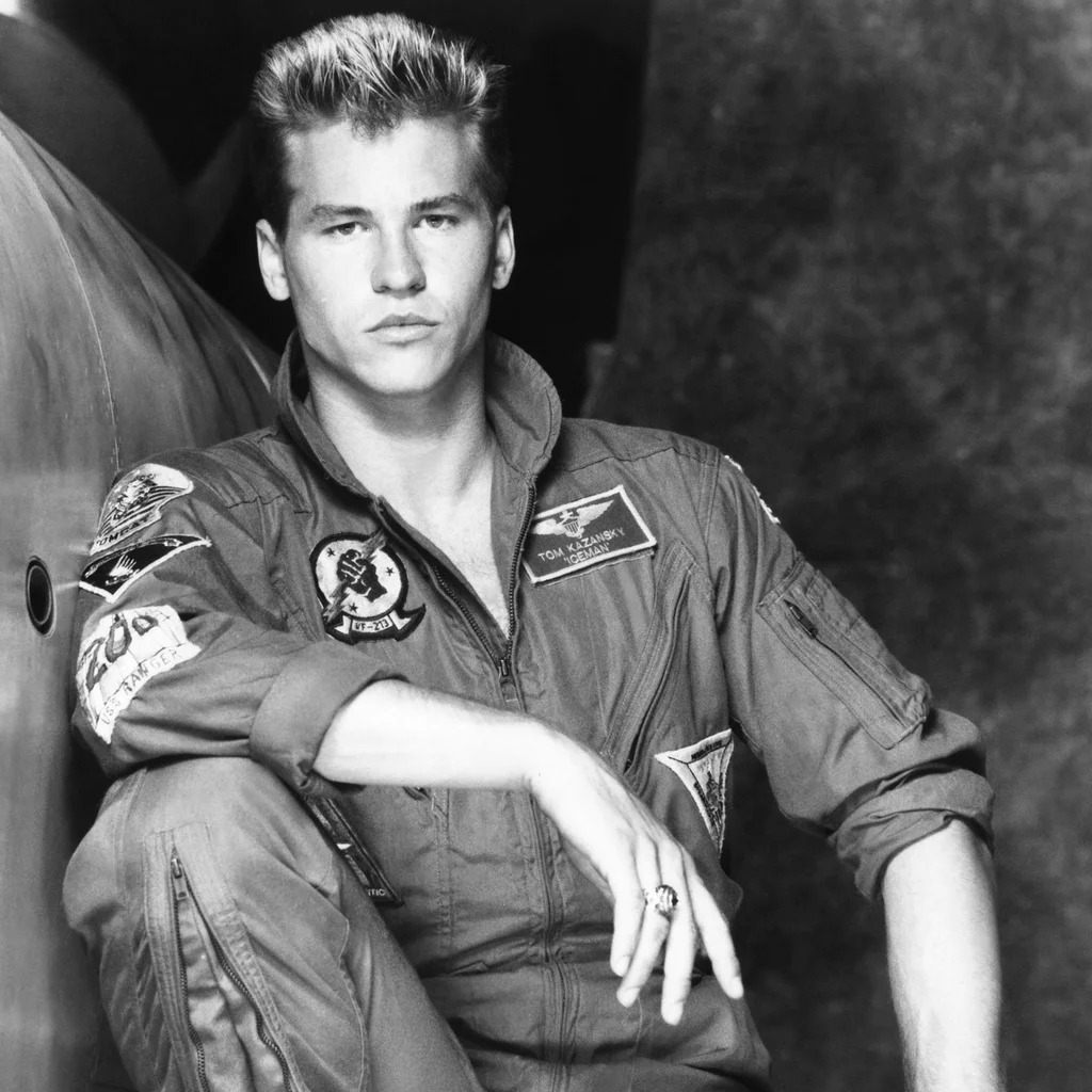 Happy birthday Val Kilmer,  born on December 31, 1959, Los Angeles, California, here in Top Gun, 1985. 