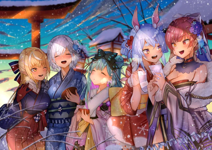 あけましておめでとうございます!
今年もホロライブたくさん描いてくぞー!!!! 