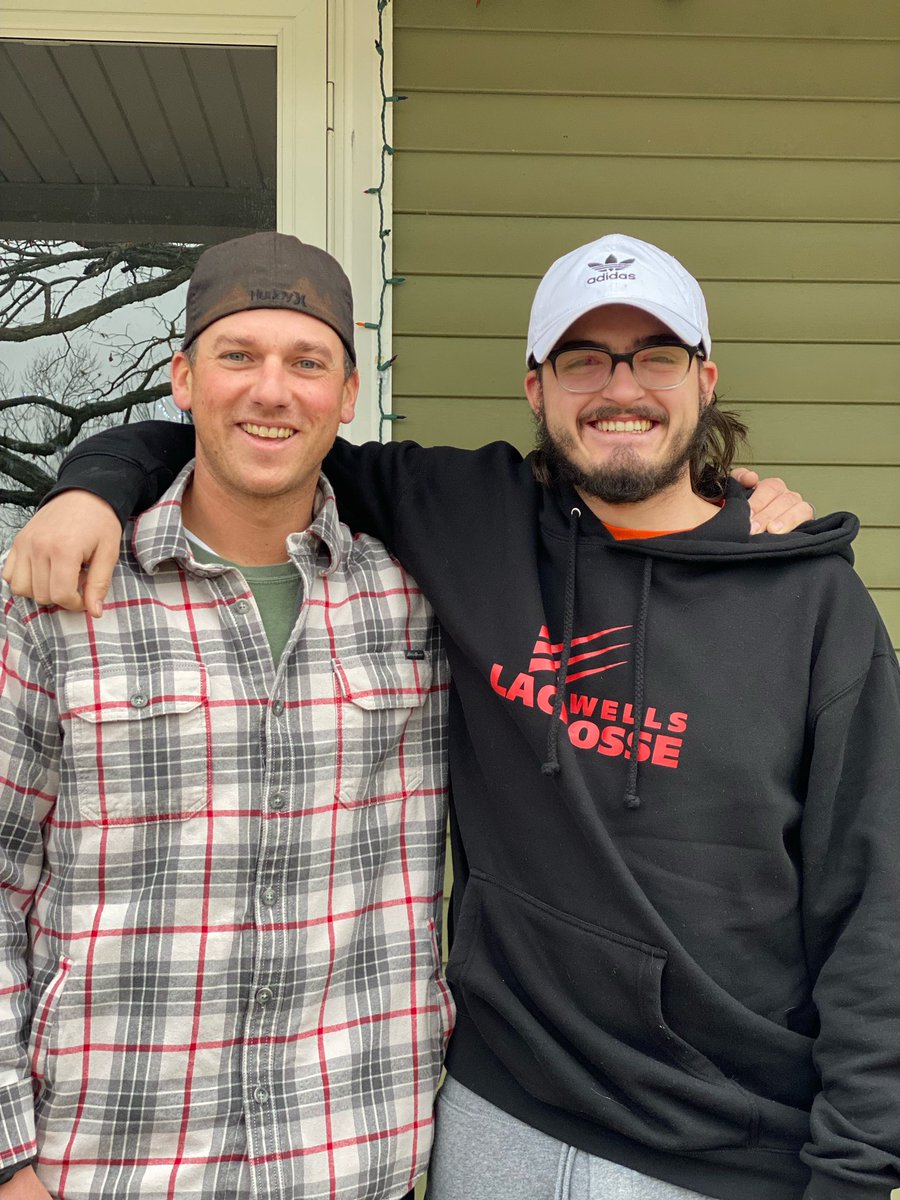 isaaccr88729278's tweet photo. My long time goalie coach Coach Fiorentino from @F50Lacrosse stopped by today to congratulate me on my commitment to be a student athlete for @WellsMLAX.  He has been instrumental in making me a better lax goalie. I will greatly miss him! Thanks for believing in me Coach! https://t.co/oKrbTWVBn7