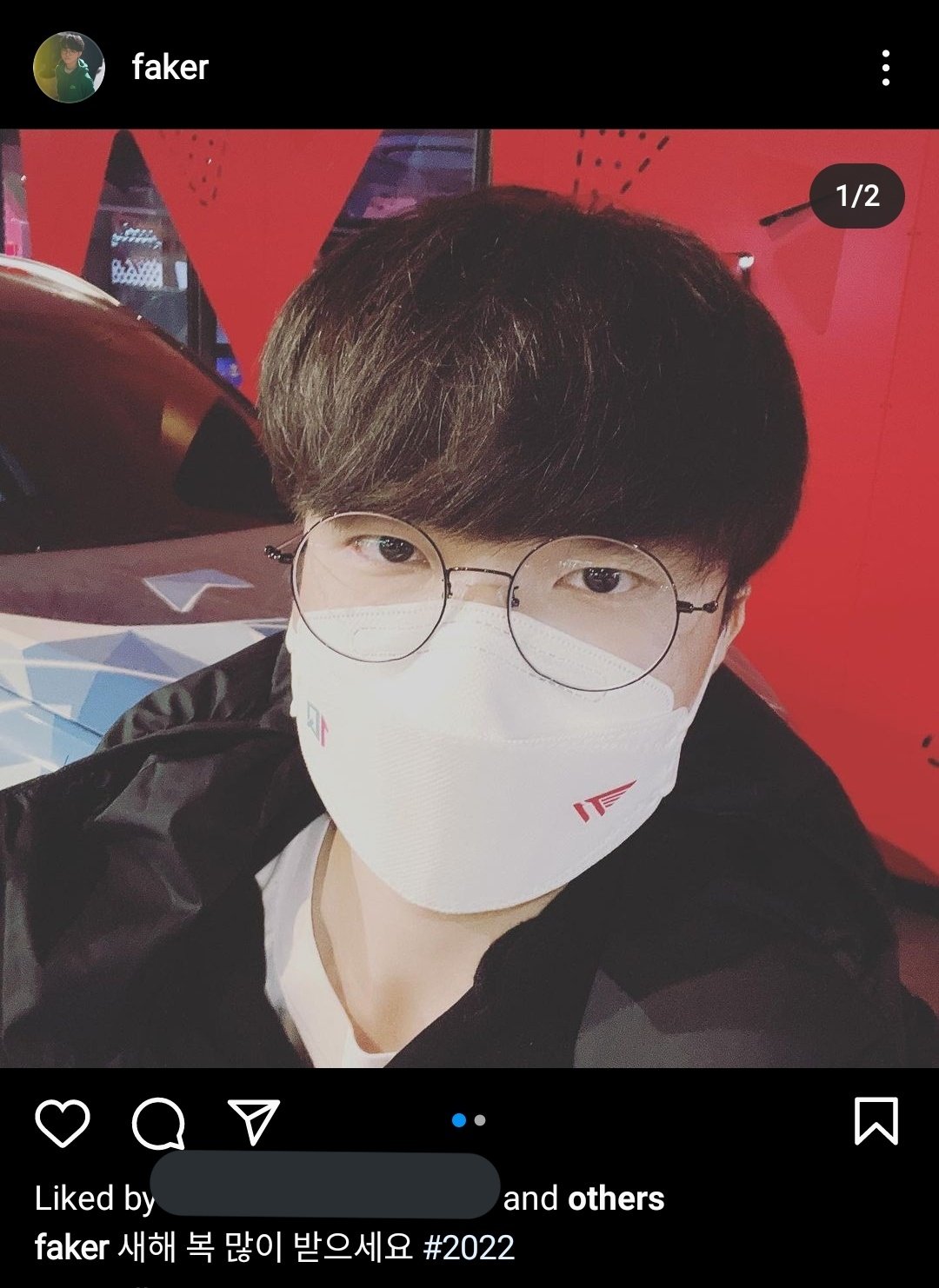 JJ ㅇㅅㅇ on X: #Faker Instagram Update Happy new year Happy new year, Faker  🎉🥳  / X