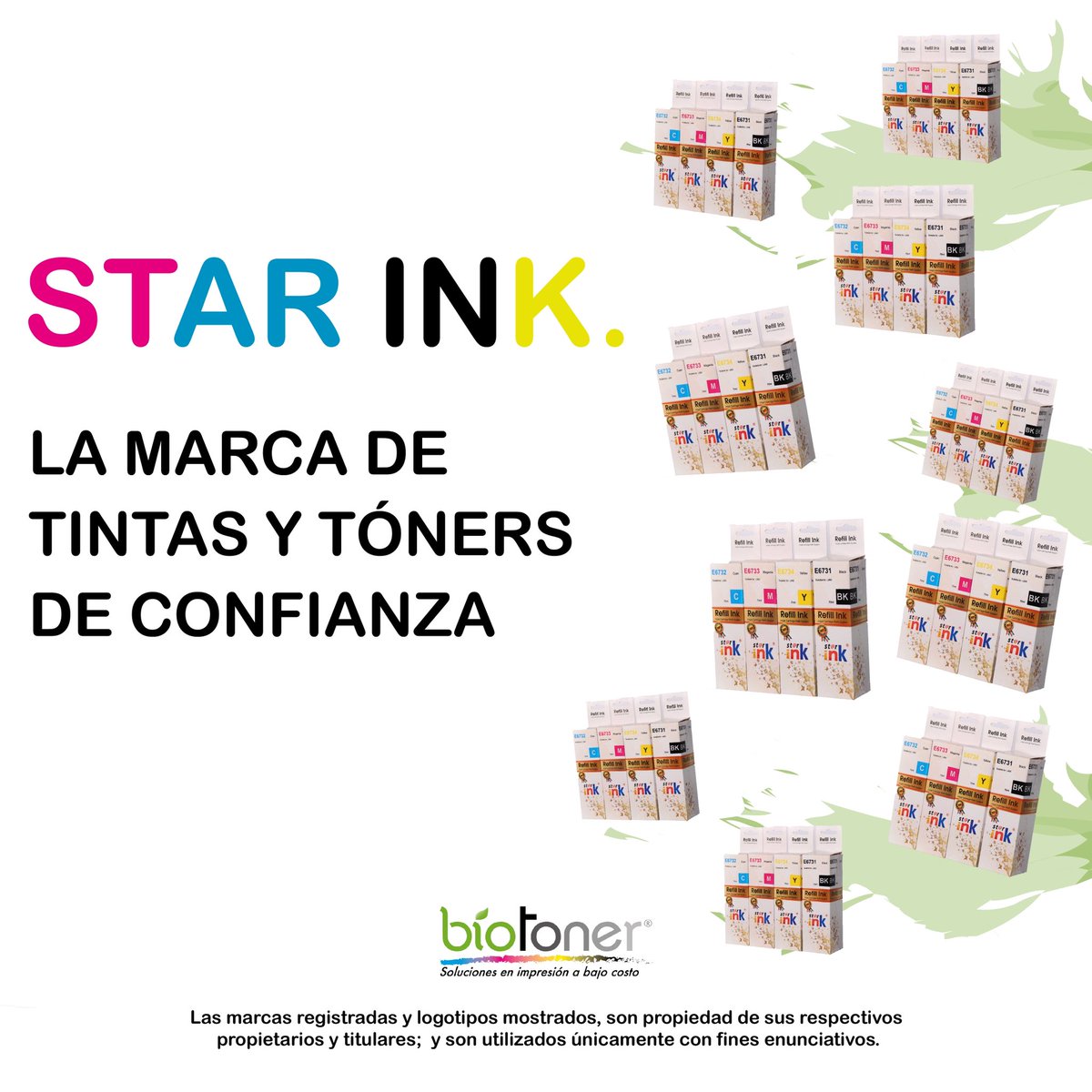 BiotonerOficial's tweet photo. STAR INK., la marca de tintas y tóners que te asegura CALIDAD, COLOR y EL MEJOR PRECIO🌈💯

Biotoner Monterrey 8122 825700📞
Biotoner Querétaro 4422 155530📞
Biotoner Tijuana 6643 666293📞 https://t.co/vZm0lcnd0E