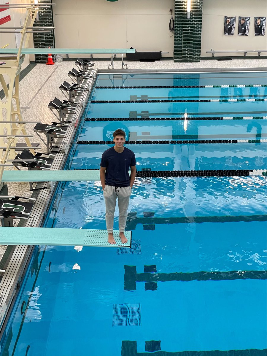 bgrahamJPS's tweet photo. Congratulations to Jenison Sophomore Xander Austin broke the 11 dive varsity school record at the Curt Pals Invitational we hosted this past week. Well done!! https://t.co/I8o8SnDQMf