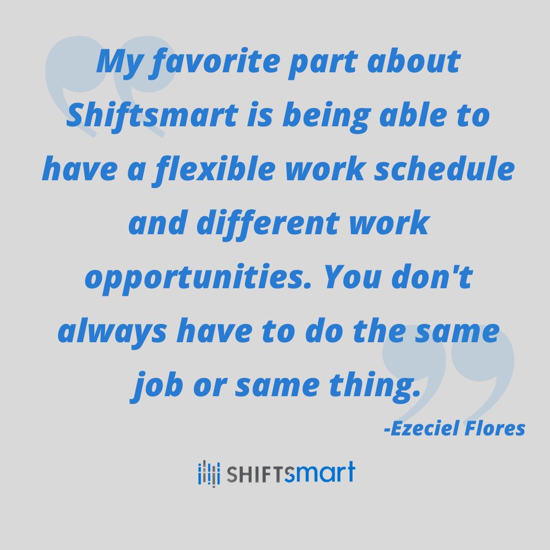 We believe in a healthy "work-life balance". At #Shiftsmart, you can expect to make a good living without sacrificing quality time with family and friends. #workwhenyouwant