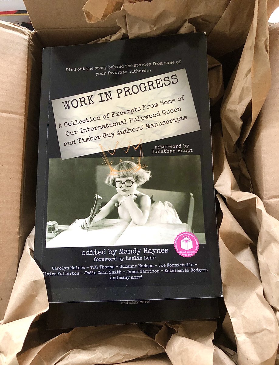 My copy of Work in Progress arrived &amp; I’m over the moon thrilled to have the first chapter of my novel Meet Me in Mumbai included in the anthology. Thanks to <a href="/MandyHaynes_/">Mandy Haynes</a> for her vision &amp; dedication. #pulpwoodqueen #workinprogress <a href="/PulpwoodQueen/">Kathy L. Murphy</a>