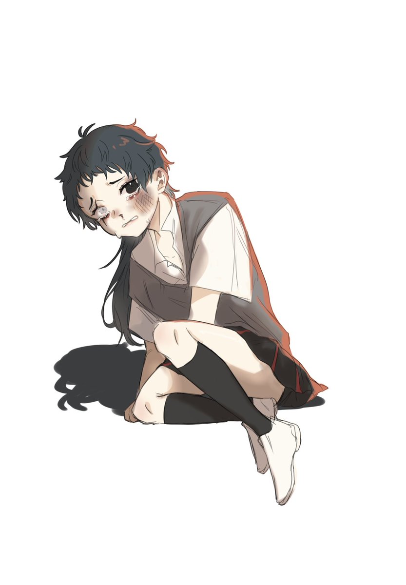 Sean_R_SVCS's tweet photo. ( ใกล้สิ้นปีแล้ว เลยลองวาดคนเกือบสิ้นใจมาค่ะ—-   โมเม้นทิพย์ค่ะแค่อยากวาดน้องตอนวิ่งหนีไม่ทันดู 🥺 ) https://t.co/HcNTVKBbKw