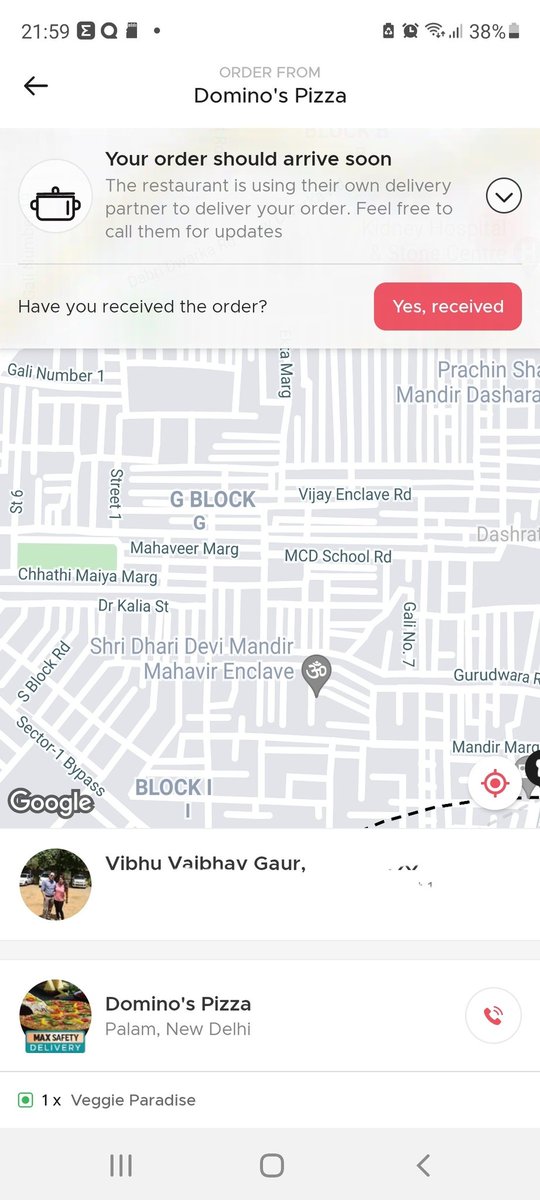 Launchpad1's tweet photo. 3 hours and still waiting for my order dear @dominos_india ... not even a call for update! https://t.co/NObJh2rm2g