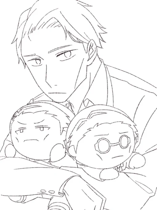 #線画を晒すと誰かが色を塗ってくれるかもしれない
こんな雑な線画塗ってくれる神いるかな 