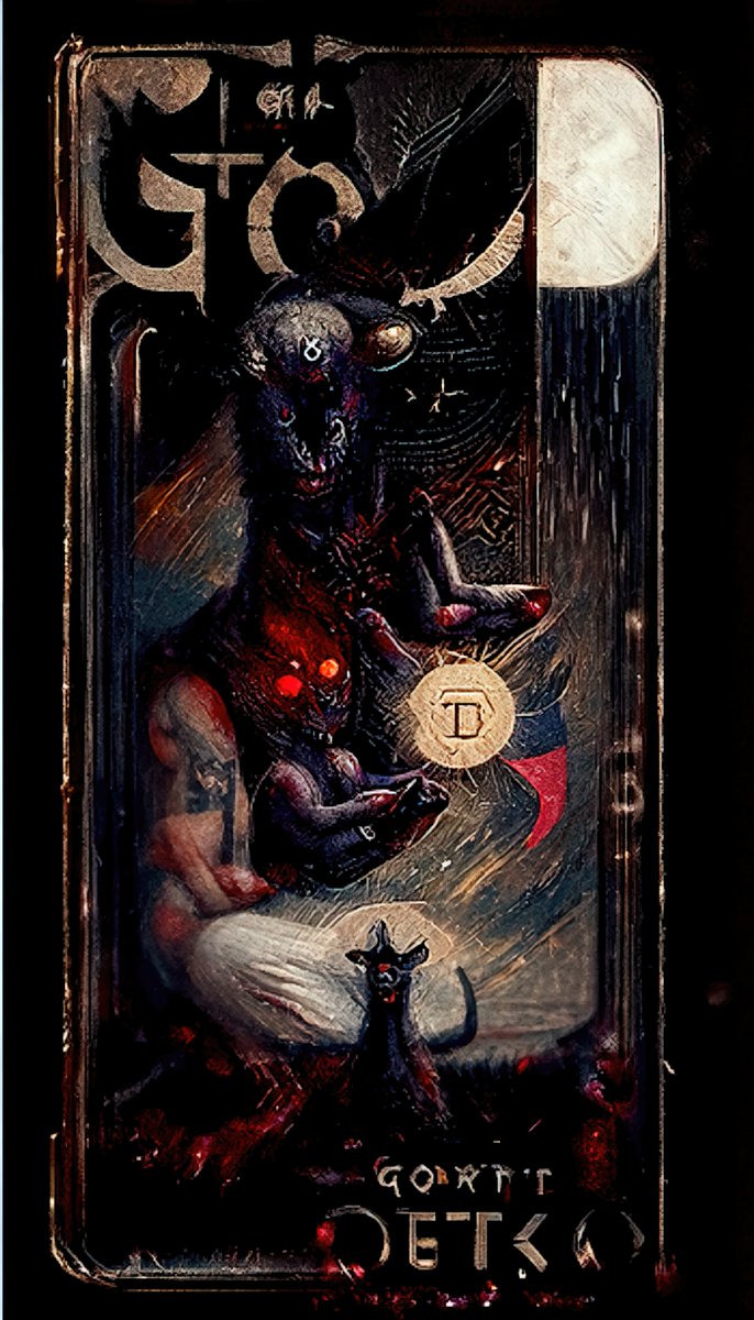darkdream_ai's tweet photo. 12/31/2021
---
We have started summoning demons to our realm using googles cloud computer systems.

Thanks Google!

#AIart 
#aiartists 
#darkart 
#darkdreamai https://t.co/KPZgbhXpr2