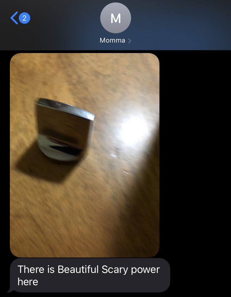 ffullytorqued's tweet photo. I didn’t read any fuckin books this year but I did get my mom into mushrooms and now she texts me shit like this. It’s an oven knob https://t.co/r3SZHCWkHO