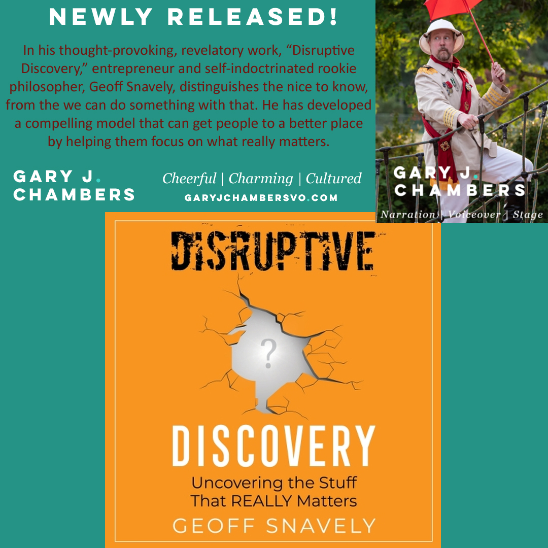 garyjchambersVO's tweet photo. 2022 can be a year of innovation and reinvention. This thoughtful, pointed, and funny listen is a great way to begin!  https://t.co/0BAeZcONDw

---
#audiobooks
#narration
#voiceovers
@GeoffSnavely https://t.co/uazZVkCZ9z
