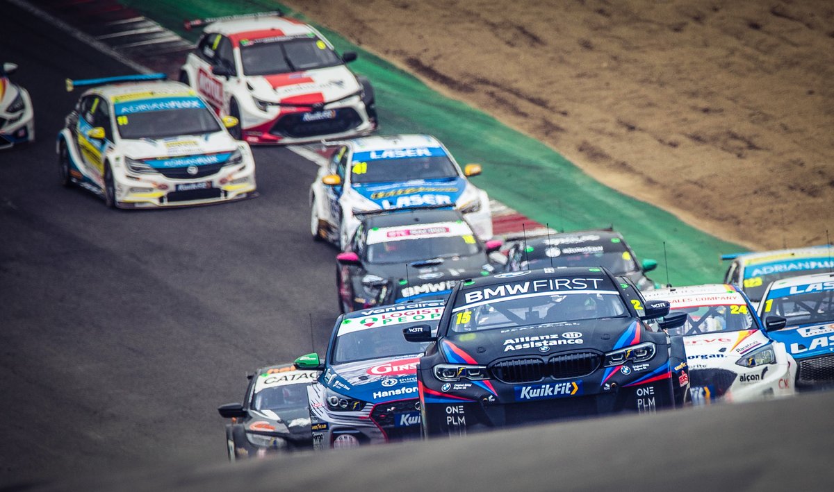 My shot of BMW leading the pack at Brands Hatch in June. #mybmwm #TeamBMW #BMWMotorsport