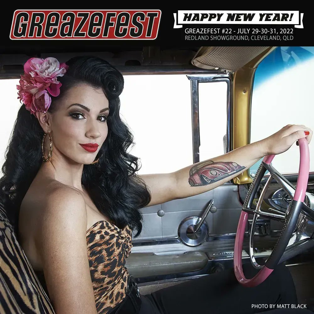 Wishing everyone a happy new year for 2022!

We are looking forward to seeing you in July at GreazeFest!

GreazeFest - July 29–30–31, 2022
Redland Showgrounds, Cleveland, Qld
greazefest.com 

Presented by Robot Productions, supported by @redlandcity @redlandscoast