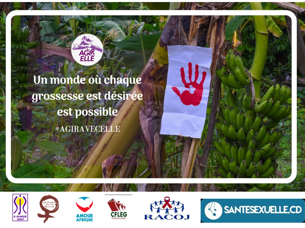 #AgirAvecElle 
Vous avez été nombreux/ses à interagir avec nous durant cette campagne. 
Grâce à vs, nous avons réussi à impliquer plus des hommes/garçons à soutenir l'accès à l'avortement sécurisé pr toute les femmes. L'équipe de la campagne vous dit merci
santesexuelle.cd/detail239