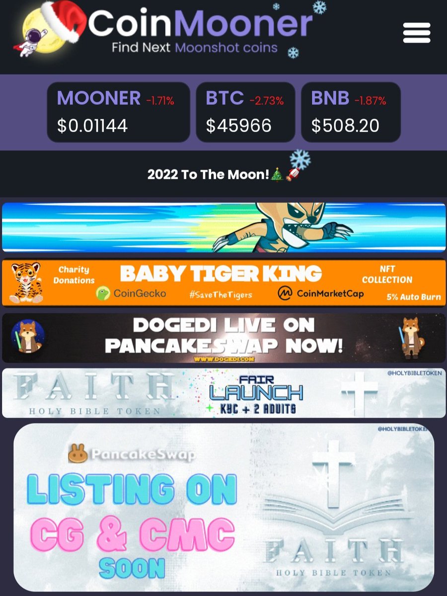 Mykoladoo's tweet photo. Just got listed on #coinmooner Don’t miss out on this 1000x Potential 💎. Still early to get in. Applications are in, Just 300+ holder at this time, not even listed on CoinGecko or CoinMarketCap yet. So get on board and load up on $FAITH https://t.co/Uq46q4niUM