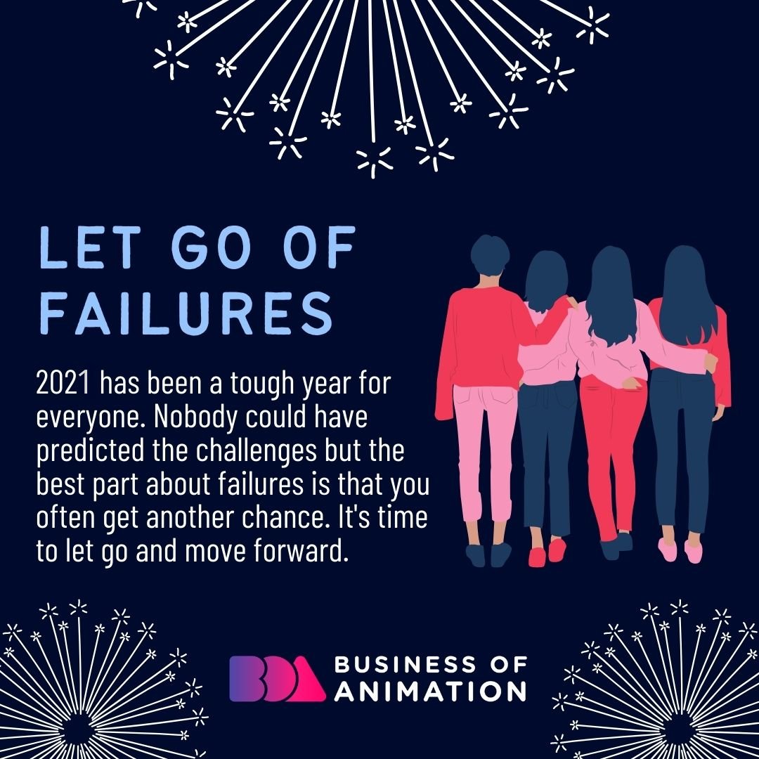 animationbiz's tweet image. 2. Let Go of Failures: 2020 has been a tough year for everyone. Nobody could have predicted the challenges but the best part about failures is that you often get another chance. It's time to let go and move forward.

#AnimatorsMasterclass #AnimationBusinessTraining