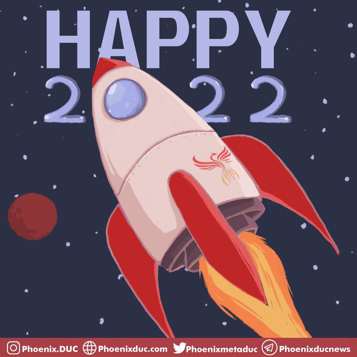Phoenixmetaduc's tweet photo. Happy new year #2022
#cryptocurrecy #NFT #Metaverse 
#Meta #METAWORLD https://t.co/M9fjSWH9aD