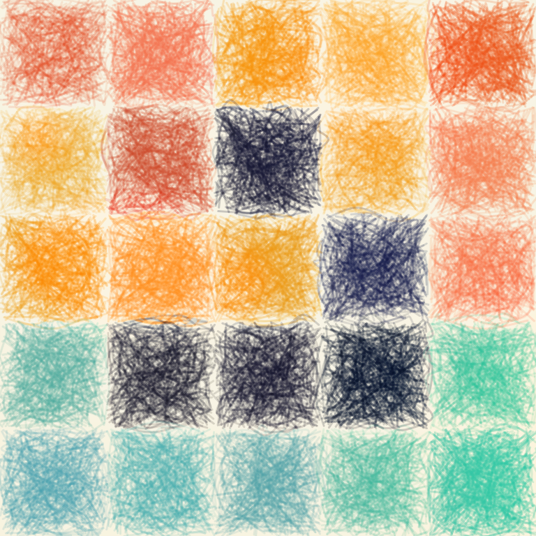 interphx's tweet photo. Is it #genuary2022 already?
Prompt 1. 10000 squiggly lines

#genuary #generativeart https://t.co/kBa0QFcb4x